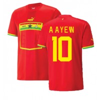 Ghana Andre Ayew #10 Replica Away Shirt World Cup 2022 Short Sleeve